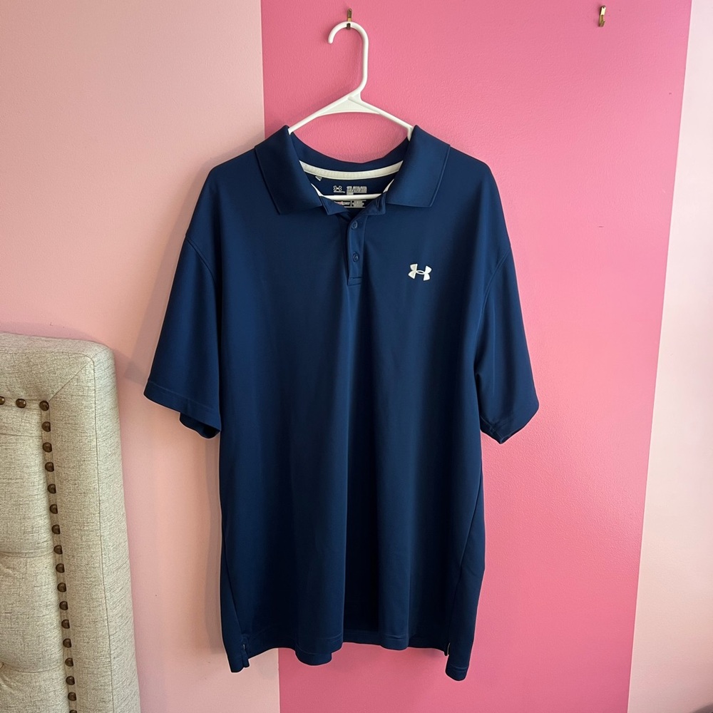Under Armour Men's Navy Polo Shirt